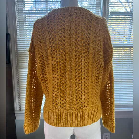 Madewell Pointelle Open Knit Sweater - Picture 4 of 6
